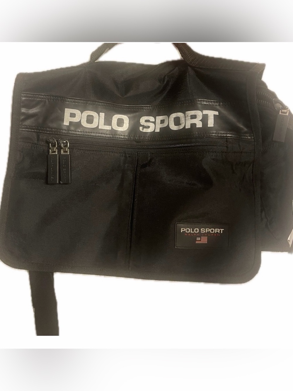 Polo Sport Messenger Bag Black